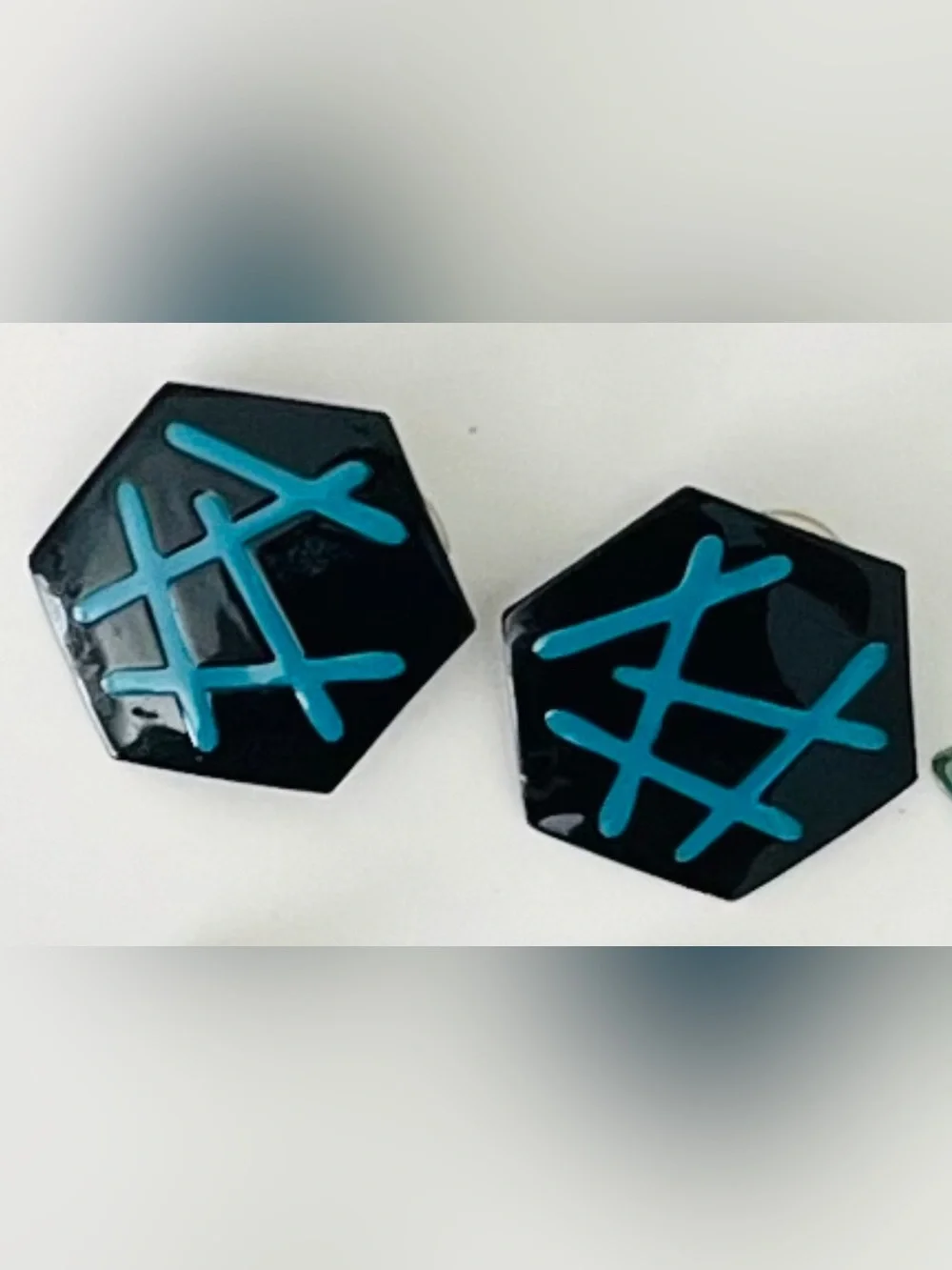 Colorful Fun Geometric Earrings - Picture 14 of 14